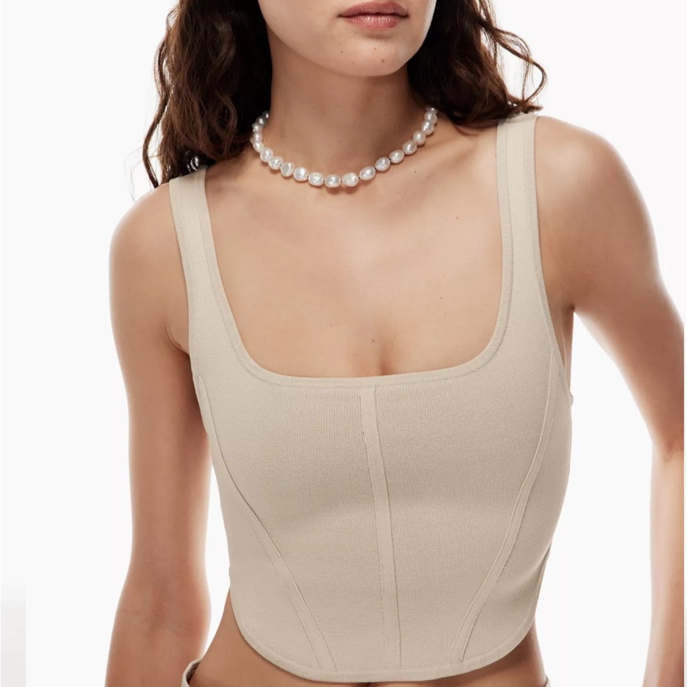 Sculpt Knit Bustier Tank